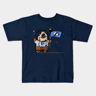 Astronaut Guinea Pig Kids T-Shirt